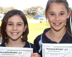 Students scamper over bush tracks