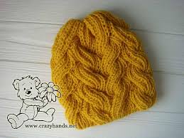 Filter for vans for skater style, or, for a unique flair. Sunnyside Cable Knit Hat Pattern Fisherman S Rib Crazy Hands Knitting