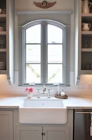 Window Detail Gray Subway Tile Farmhouse Sink Sally Wheat Interiors Home Home Kitchens Home Decor Inspiration