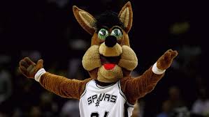 Mascots are a type of civilian dressed as a fictional character or an inanimate object and roam around the city doing typical everyday activities. The Spurs Coyote Can Bring You Some Treats On Halloween Kens5 Com
