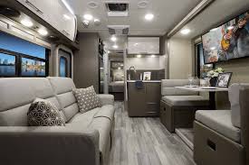 The Beautiful 2019 Compass 24sx Features A Large Skylight With A Streamlined Modern Interior As Well As An Electric Motorhome Floor Plans Class C Motorhomes