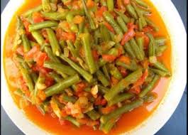من الطبخات الخليجية لوبيا بالزيت الزيتون green beans food asparagus