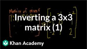Caranya anda bisa tonton video di bawah ini. Inverse Of A 3x3 Matrix With Videos Calculator