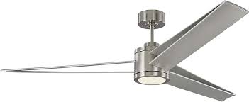 I've never seen one like this. Monte Carlo 3amr60bsd Armstrong Unique Energy Star 60 Ceiling Fan With Led Light And Hand Remote Control 3 Abs Blades Brushed Steel Amazon Com