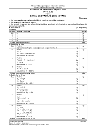 Subiect bacalaureat fizica profil tehnologic sesiunea august septembrie 2012. Barem Simulare FizicÄ