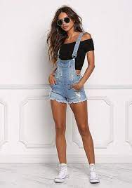 Pinspiration 5 Ways To Style Short Jeans Overalls Trendy Summer Outfits Fashion Summer Outfits For Teens