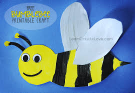Free Bumblebee Themed Printables And Crafts For Preschoolers Bee Crafts For Kids Preschool Crafts Preschool Art Projects