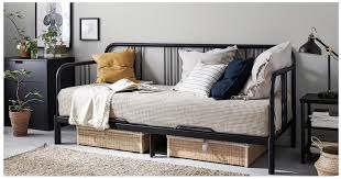 Fyresdal Daybed Frame Black Twin Ikea In 2021 Guest Bedroom Office Daybed Room Office With Daybed