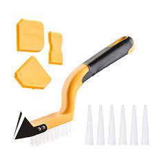 Avec la truelle, gâcher le mortier pour remplir les joints. Chine Joint Silicone Adherent Outil De Finition En Verre De L Angle De Racleur De Coin Mater Remover Et Calfeutrez Les Buses Acheter La Pate A Joint De Calfeutrage Spatule Outil De