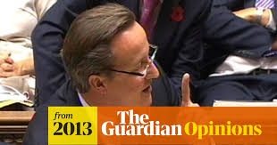 David Cameron's glass warfare at PMQs