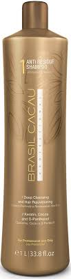 Brasil cacau es una firma brasileña que destaca, especialmente, por ofrecer los cosméticos necesarios para llevar a cabo tratamientos de alisado de cabello. Matjarii Com Brasil Cacau Anti Residue Deep Cleansing Shampoo 1000ml Jordan