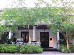 Pidgin Kitchen Bar 7 Dempsey Road 01 04 Singapore 249671 Tel 65 64750080 Opening Hours Mon Sat Lunch 12pm 2 30pm Kitchen Bar Outdoor Decor Singapore