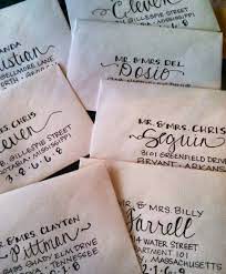 Hand Addressed Wedding Invitation Envelopes Modern Calligraphy Www Facebook C Addressing Wedding Invitations Wedding Invitation Envelopes Wedding Envelopes