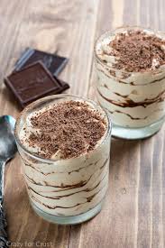 Thick cream and clotted cream don't need whipping, they have a different decorating: Easy Tiramisu Mousse Crazy For Crust