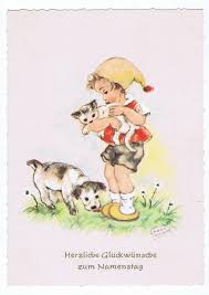 Herzliche Gluckwunsche Zum Namenstag Erna Maison Kind Mit Hund Katze Namenstag Herzliche Gluckwunsche Gluckwunsche