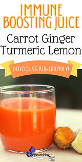 Immune Boosting Juice Recipe Carrot Ginger Turmeric Lemon Recipe Juicing Recipes Immune Booster Foods Immune Boosting Foods