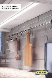 Kitchen cabinet design ideas can extend, therefore, only to how your house is laid out, and what color your house design theme takes on. Keep Everything You Need Within Reach With Ikea Kitchen Wall Storage When Cabinet And Drawer Space Is In Short Sup Kitchen Wall Storage Ikea Kitchen Ikea Wall