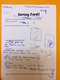 st clares class blog saving fred