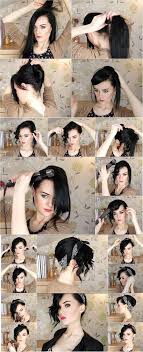 Rockabilly Frisur Mit Bildern Frisuren Haarband Frisur Frisur Hochgesteckt