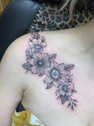 New Floral Piece Done By Terri At The Monster Shop Mansfield Uk Tattoos Prison Tattoos Flash Tattoo