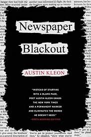 Black Book Of Poems Epub Free Download Pdf Newspaper Blackout Free Epub Mobi Ebooks Writing Poems Austin Kleon Blackout Poetry