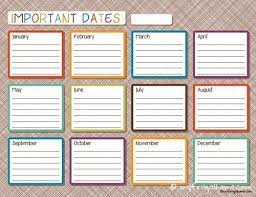 We did not find results for: Important Dates Calendar Birthday Calendar Important Dates Planner Pages