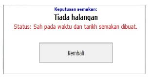 1 bulan berapa hari ? Langkah Mudah Untuk Semak Status Blacklist