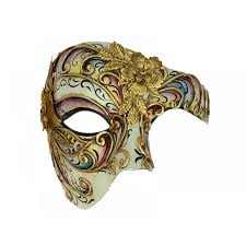 Throughout this religious celebration, individuals crowded the roads in costume to party before lent. Masquerade Mask Venetian Phantom Eye Mask Multicolor Gold Accessories Masquerade Masks