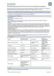 Deutsche bank ag specifically assumes no responsibility whatsoever for the distribution of content of the webpages to individuals or entities which provide false information regarding their country of legal residence. Produktinformationsblatt X Markets Deutsche Bank