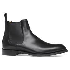 Designer plain toe chelsea boots in supple italian black calf leather, exclusively for arthur knight. Cheaney Godfrey D Men S Black Leather Chelsea Boot Made In England