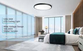 Thinkcalculator.com provides you helpful and handy calculator resources. Led Flush Mount Ceiling Light Fixture 5000k Pure White 3200lm 12 Inch 24w Flat Modern Round Lighting Fixture 240w Equivalent Black Ceiling Lamp For Closets Kitchens Stairwells Bedrooms Etc Amazon Com