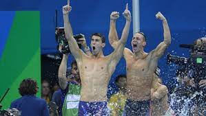 With michael phelps back in retirement, caeleb dressel stepped out of his idol's shadow to match the us legend's tally of seven golds at the world dressel became the first swimmer to win three world gold medals in one session on saturday, then claimed his seventh of the week in the men's 4x100m. Michael Phelps Caeleb Dressel Must Be Perfect For 8 Golds In Tokyo Olympictalk Nbc Sports