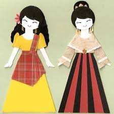 Chinese Filipino Dolls Filipino Art Paper Dolls Art