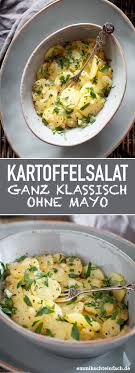 Klassischer Kartoffelsalat Ganz Einfach Gemacht Emmikochteinfach Rezept Kartoffelsalat Klassischer Kartoffelsalat Beilage Zu Fisch
