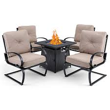 Check spelling or type a new query. Phi Villa Gas Fire Pit Table Set 50000 Btu Auto Ignition Propane Gas Fire Pit Table