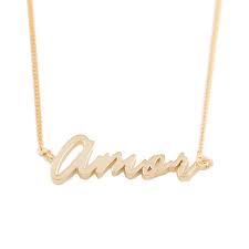 Amor Signature Necklace Signature Necklace Necklace Love Necklace