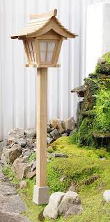 Japanese Garden Lanterns Of Traditional Style High Quality Wooden Lanterns In Treated Japanese Garden Decor Japanese Garden Backyard Japanese Garden Lighting