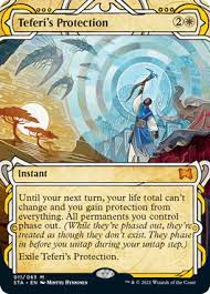 Here is a protection chant to protect you from evil, you should Teferi S Protection Strixhaven Mystical Archive Gatherer Magic The Gathering