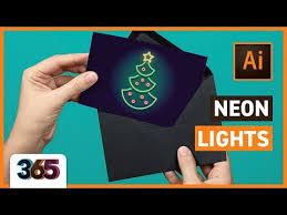 Why are videos made with adobe premiere so large? Neon Lights Illustrator Cc Tutorial 359 365 Youtube
