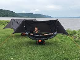 Folding Camping Hammock Travels Light And Sets Up Without The Trees Hammock Camping Camping Bed Outdoor Camping