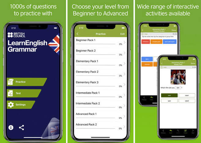 แอปเรียนภาษา แอป Learn English Grammar 