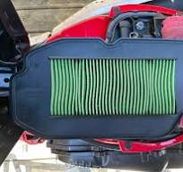 New air filter element that matches the rest of the engine bay.