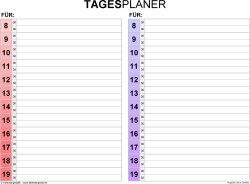 Alarmplan kostenlos zum bearbeiten a3 doc Tagesplaner Fur Pdf Kalenderpedia