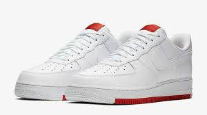 Ebay Sponsored Nike Air Force 1 Low Ao2409 101 White White Red Mens Sizes 8 13 Nike Air Force Nike Air White Shoes Men