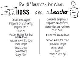 Boss Vs Leader Boss Vs Leader Leadership Quotes Boss And Leader