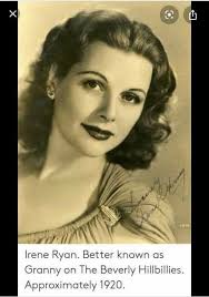 Irene Ryan, also known as Granny from the Beverly Hillbillies. This photo  was taken around the 1920s.