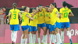 La selección colombia femenina de mayores, que logró la medalla de oro en los juegos panamericanos de lima. La Seleccion Brasilena Femenina De Futbol Vencio 5 0 A China