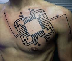 Read wiring diagrams from bad to positive plus redraw the signal as a straight range. 60 Circuit Board Tattoo Designs For Men Electronic Ink Ideas
