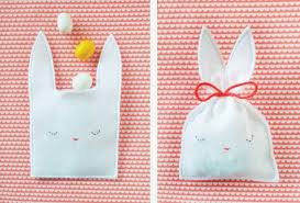 Osterideen Zum Basteln Hasen Beutel Ostern Naharbeiten Und Osterideen