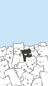 No One Can See Me Amid These Other Cats Kawaii Wallpaper Cute Cat Wallpaper Cat Wallpaper